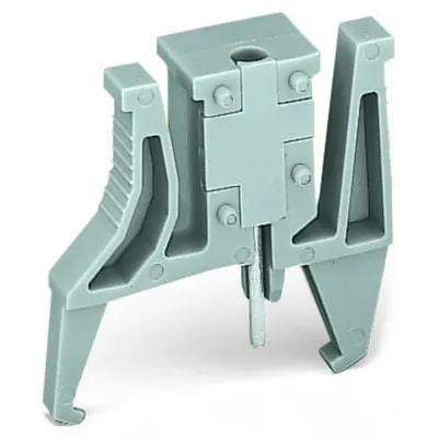 Test plug module; with locking latches; modular; for 4-conductor terminal blocks; for 261 Series; gray