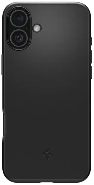 Husă Spigen - Thin Fit MagSafe, iPhone 16 Plus, negru