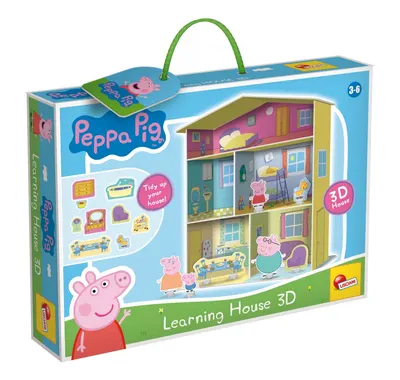 Set de joacă Lisciani Giochi - Peppa Pig, casă 3D