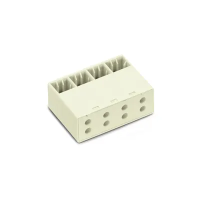 Snap-on type conductor support; 4-pole