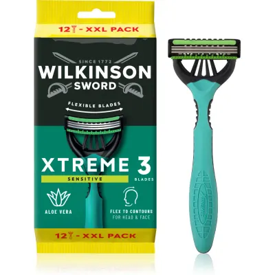 Wilkinson Sword Xtreme 3 Sensitive aparat de ras de unică folosință pentru barbati 12 buc