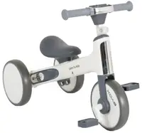 Bicicletă de echilibru pentru copii 2 în 1 Byox - Learn to Ride, alb