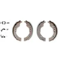 Set saboti frana TEXTAR 91076900
