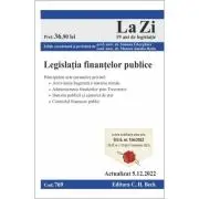Legislatia finantelor publice. Actualizat la 5. 12. 2022