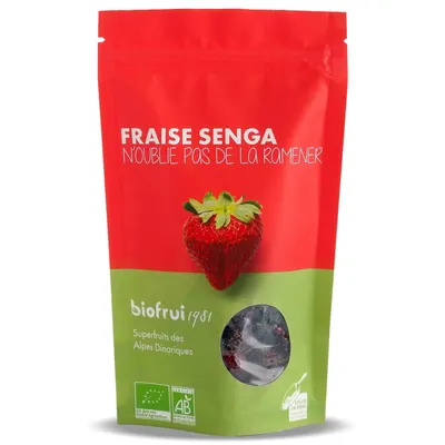 Capsuni Senga din Alpii Dinarici fara Zahar Adaugat Ecologice/Bio 100g