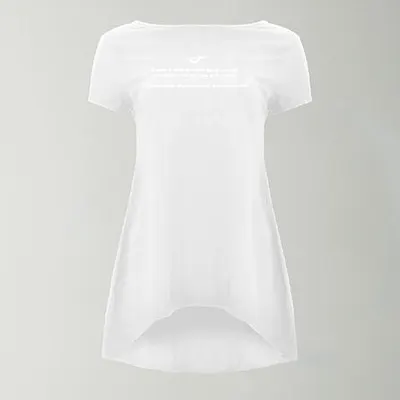 Femei Gimnastică T-shirt EUROPA Alb