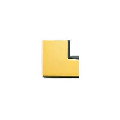 Placa ornament 7 module centrale Vimar(Eikon) Galv.polished gold