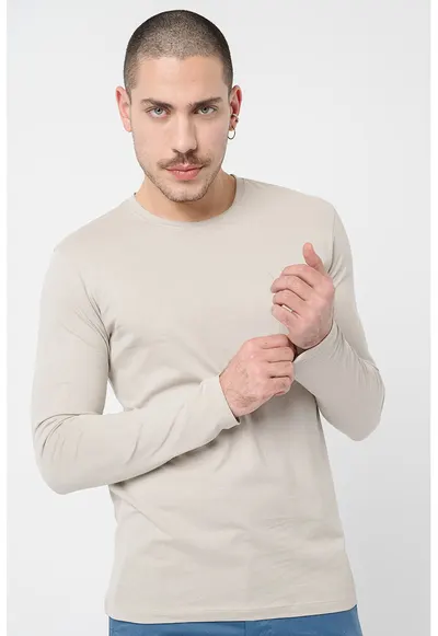 Bluza din bumbac cu aplicatie logo Tacks - Alb murdar