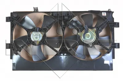 Ventilator radiator (cu carcasa) potrivit CITROEN C-CROSSER, C-CROSSER ENTERPRISE; MITSUBISHI ASX, LANCER VIII, OUTLANDER II; PEUGEOT 4007 1.8D-3.0 11.06