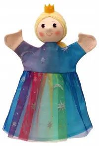 Păpușă de teatru Moravska ustredna Brno - Zâna curcubeului, 30 cm