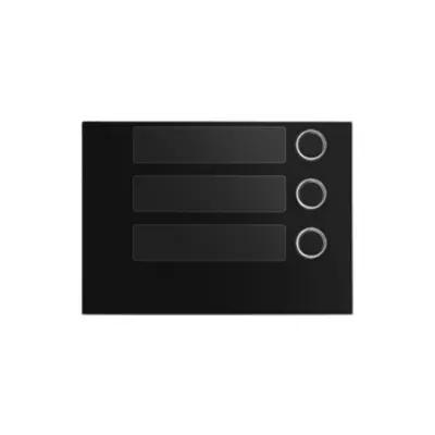Rama neagra ALPHA 3 butoane de apel