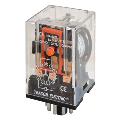 Releu industrial 24V DC / 3×CO, (3A, 230V AC / 28V DC)