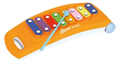Xilofon pentru copii Bontempi - Cu 8 plăci metalice
