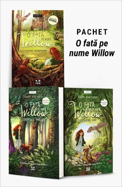 Pachet O fată pe nume Willow. O fată pe nume Willow vol. 1/vol. 2/vol. 3