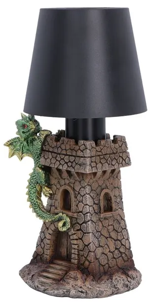 Lampă Nemesis Now Fantasy: Dragons - Castle Keeper, 24.6 cm
