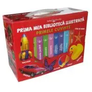 Prima mea biblioteca ilustrata. Primele cuvinte. Bebe invata. 8 carticele