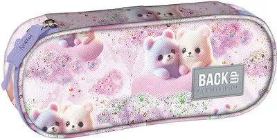 Penar oval BackUp 8 A - Pastel Teddy Bear