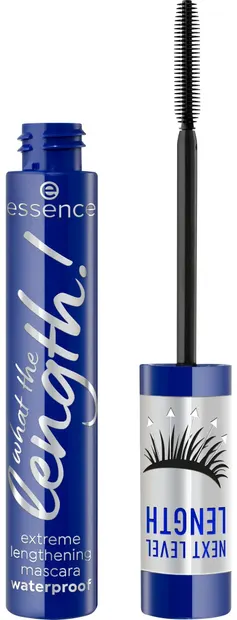 Essence What The Length! Rimel rezistent la apă, 02 Black, 10 ml