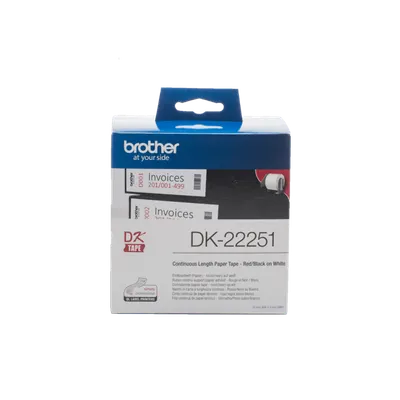 Banda continua Brother DK22251 etichete hartie, 32mm, 15.24m