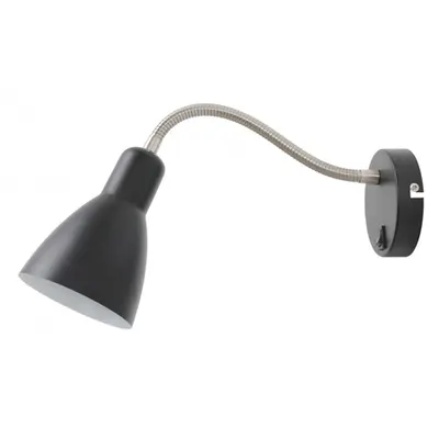 Corp de iluminat aplicat perete - Wall fixture Etore,1860,AC220-240V,50/60Hz,1*E27, max.25W, IP20, single, black