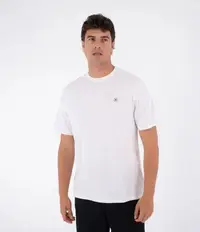 Hurley Tee Ss Printing Press Icon Circle - White