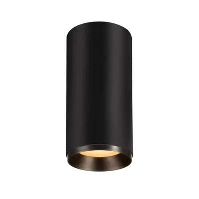Corp iluminat TAVAN, NUMINOS L de lumini Plafon, LED negru Interior Plafon negru incastrat Deschis / negru 2700K 60 °