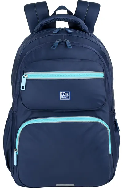 Ghiozdan școlar Oxford B-Color - Indigo,cu 2 compartimente