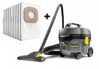 Aspirator profesional uscat Karcher T 7 1 Classic, 1.527-202.0, 850 W, 7.5 l + saci textili