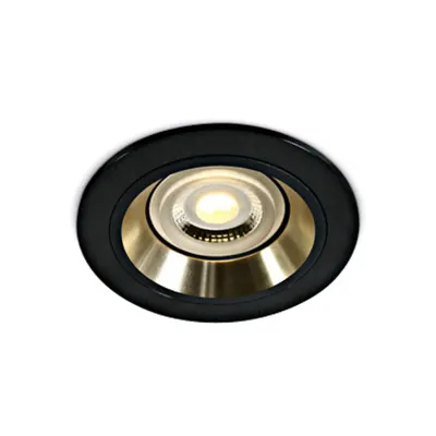 Raul GU10 50W 220-240V IP20 negru-gold