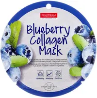 Purederm Masca pentru față Blueberry Collagen, 18 ml