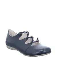 Pantofi de dama cu siret - Fiona 04 Ocean - Piele naturala - Bleumarin