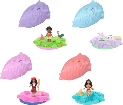 Set de joacă cu surpriză Disney Princess - Midii, cu personaje din Brave Moana, sortiment