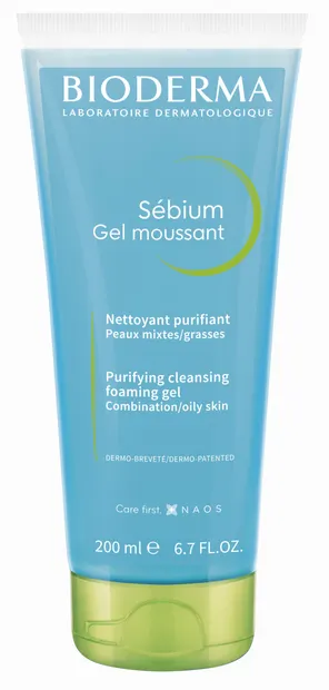Gel spumant purifiant Sebium, 200 ml, Bioderma