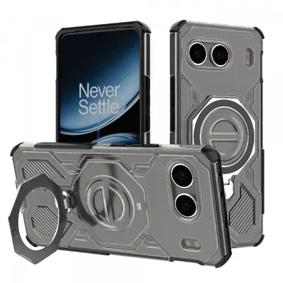 Husa pentru OnePlus Nord 4, Techsuit, Carbon Shield Pro, Fumurie