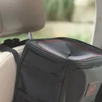 Cos de gunoi mini pentru masina, organizator cu capac, etans, negru, 26 x 23 x 16 cm