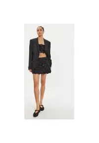 Fusta dama - 304550454 - Viscoza/Rayon - Negru - Negru