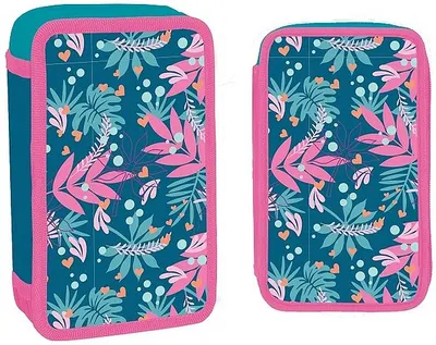 Neceser cu accesorii S. Cool Tropic - 2 fermoare, 29 piese