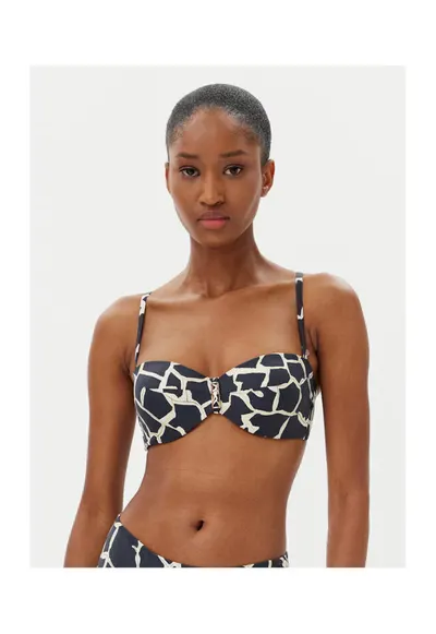 Sutien dama BN116 - Negru - Alb/Negru