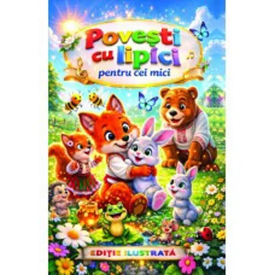 Povești cu lipici pentru cei mici – Ediție ilustrată