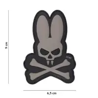 Patch Skull Bunny velcro 3D - Default Title