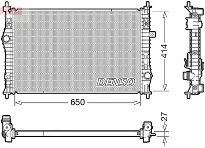 Radiator motor potrivit SUZUKI SX4 S-CROSS, VITARA 1.6D