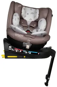 Scaun auto Cosatto - Come and go 2, 360°, IsoFix, i-Size, 40-105 cm, Lollop