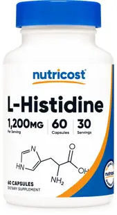 L-Histidine, 60 capsule , Nutricost