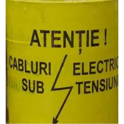 Folie Avertizoare Cabluri Electrice F-25cm ( 23grame/ml )