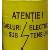Folie Avertizoare Cabluri Electrice F-25cm ( 23grame/ml )