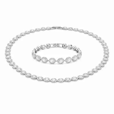 Set Angel Brățară+Colier Cadou Silver