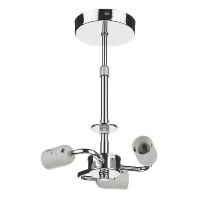 Lampa suspendata 3 Light Semi Flush Suspension Polished Chrome