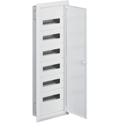 Tablou incastrat, usa opaca 72 module( 6x12 M ) Hager FW612F