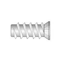 Eurosurub Cap Ingropat O7 Mm Filet Rar (pentru Sine Glisante) Otel Zincat-L 14