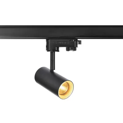 Iluminat decorativ pe sina, Melodii NOBLO SPOT, negru negru, 2700K, 36 °, inclusiv. adaptor 3 circuite